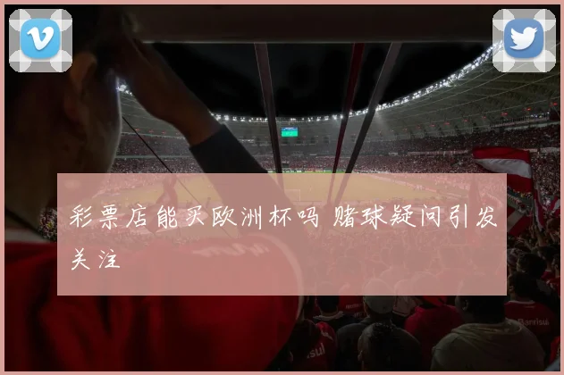 彩票店能买欧洲杯吗 赌球疑问引发关注